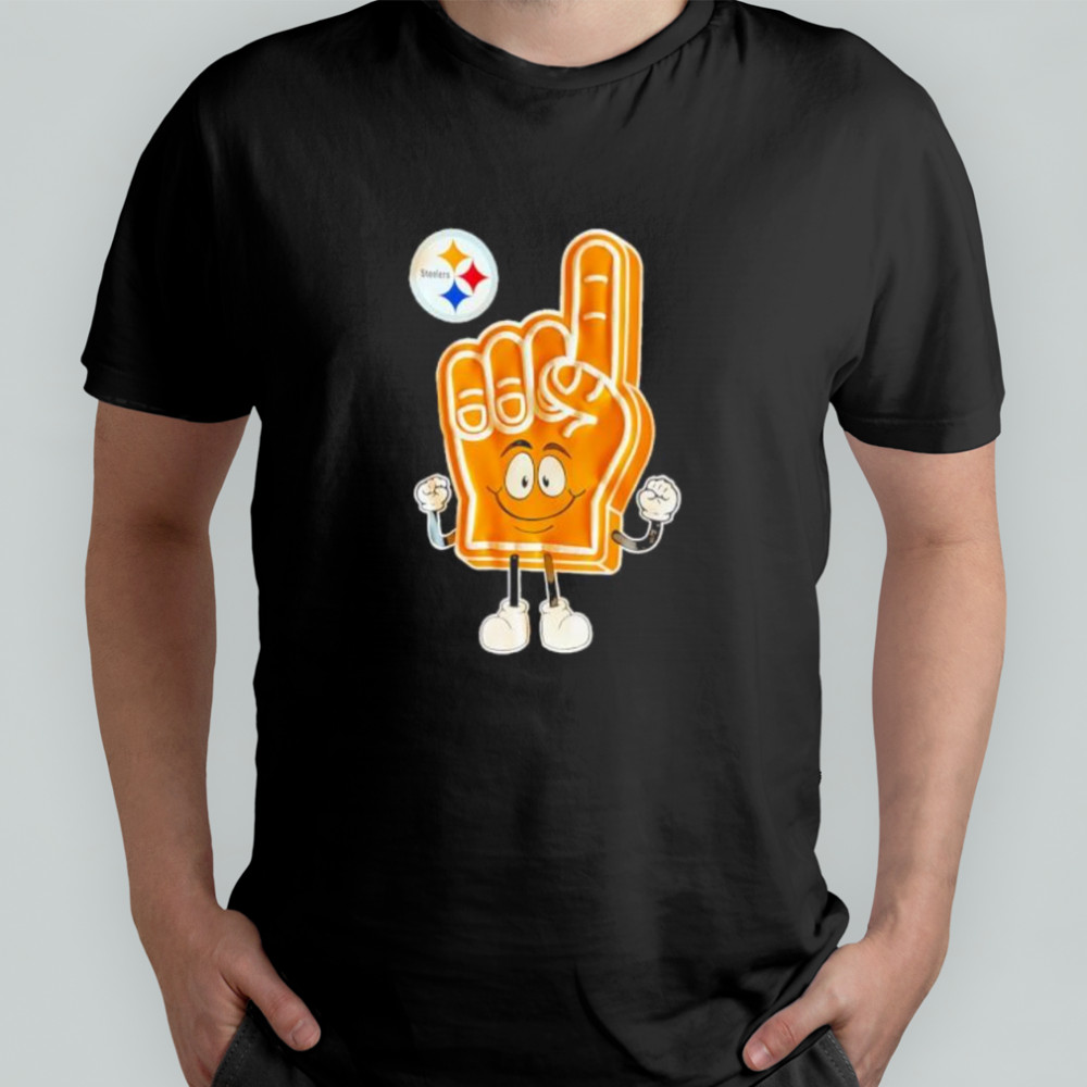 Pittsburgh Steelers Foam Finger Onesie shirt