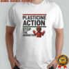 Plasticine action stop the animation shirt