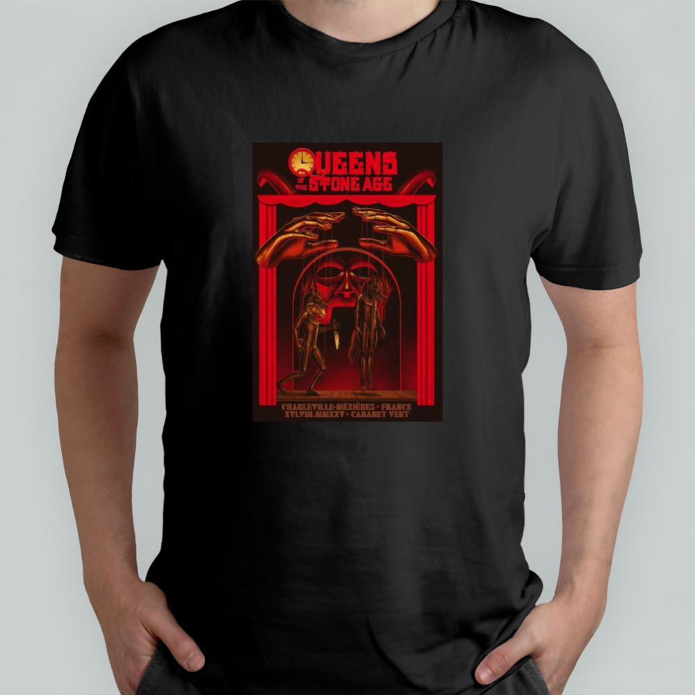 Queens Of The Stone Age August 16 2025 In Charleville-Mézières France Poster T-Shirt