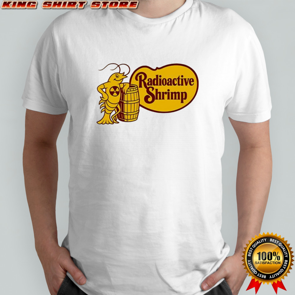 Radioactive Shrimp logo shirt