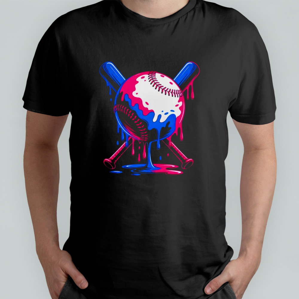Respect The Drip Baseball Drip Boys Ice Cream Dripping shirt