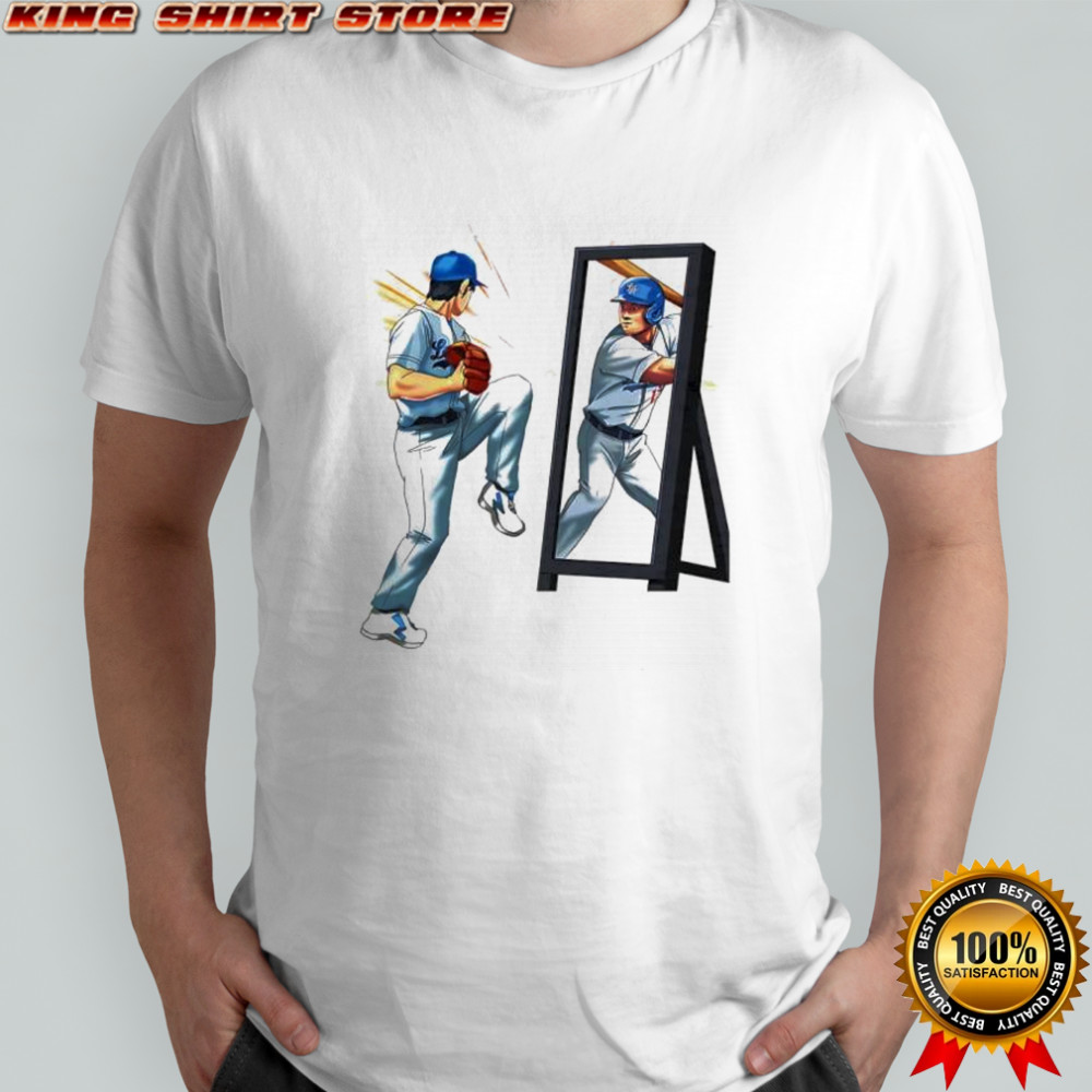 Shohei Ohtani Los Angeles Dodgers welcome baseball pose shirt