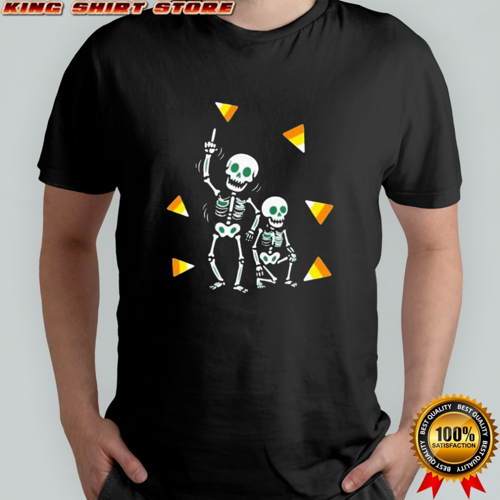 Skeleton candy spooky season anti Trump political Halloween shirt