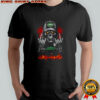 Skeleton with sign of the horns New York Jets shirt