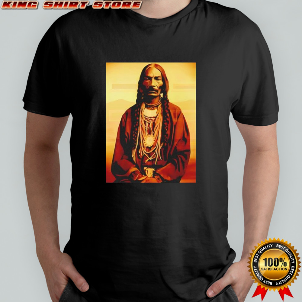 Snoop Dog Native American mashup shirt