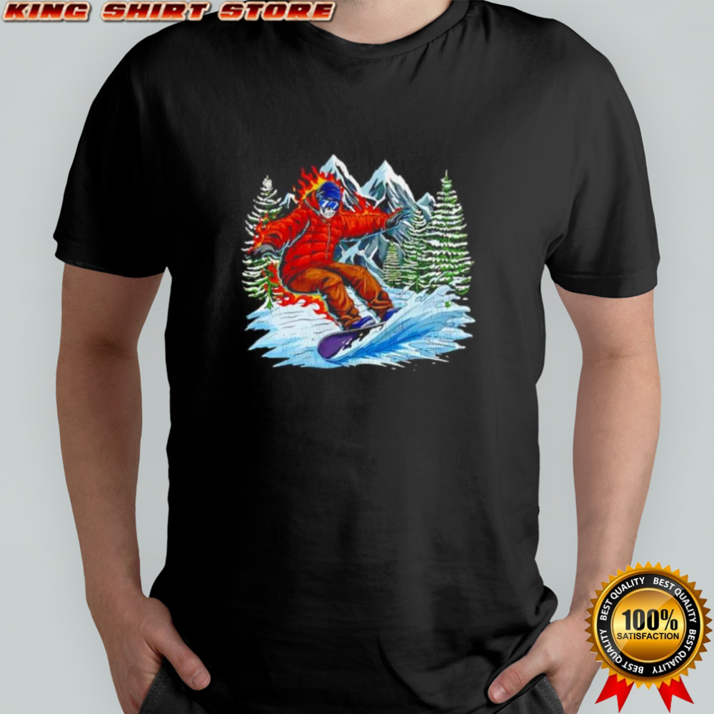 Snowboarding hunter shirt