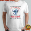 Stitch I’m A Cranky Short Woman Short And Stout Here Is My Finger Here Is My Mouth T-Shirt