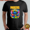 Stitch running Green Bay Packers football shirt