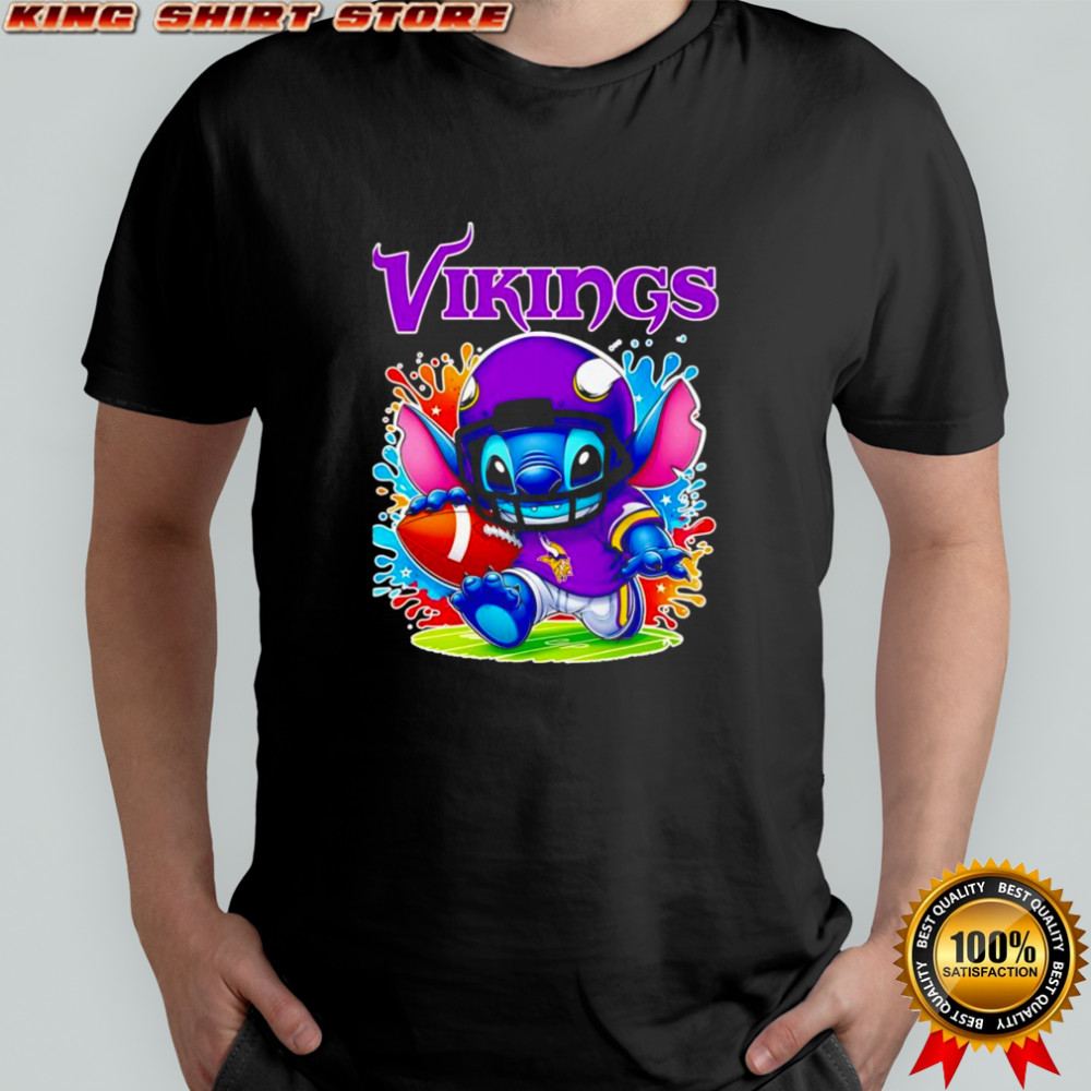 Stitch running Minnesota Vikings football shirt