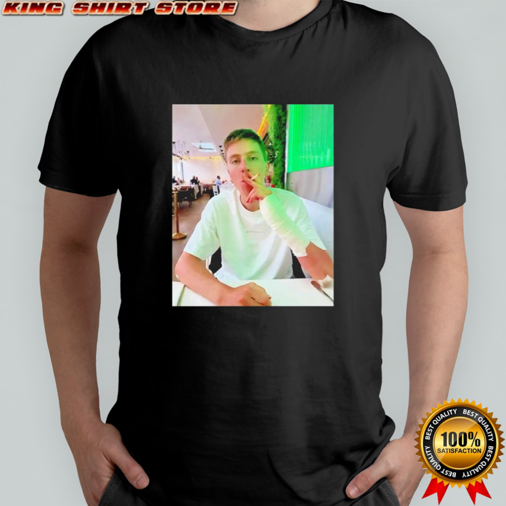 Tadej Pogačar Smoking Breadstick shirt