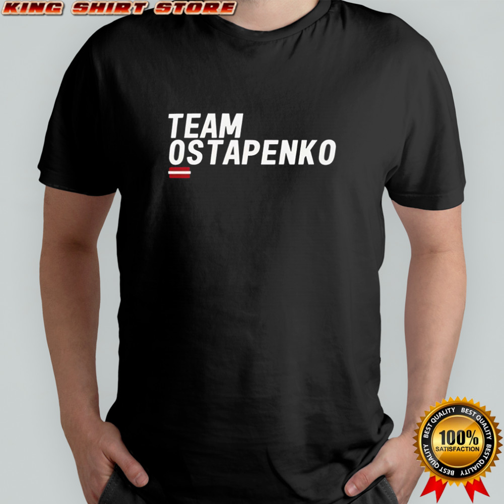 Team Ostapenko tennis lover graphic shirt