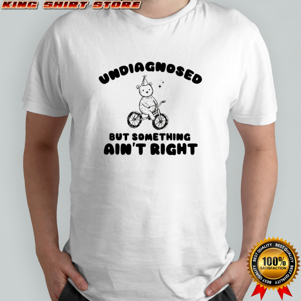 Teddy Bear riding bike undiagnosed but something ain’t right shirt