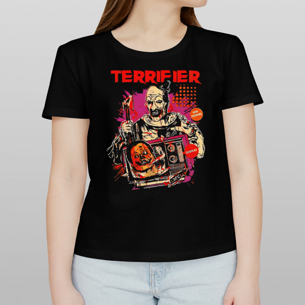 Terrifier Horror Classic Movie Graphic Design shirt