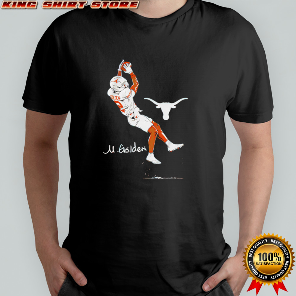Texas Football Matthew Golden Superstar Pose signature shirt