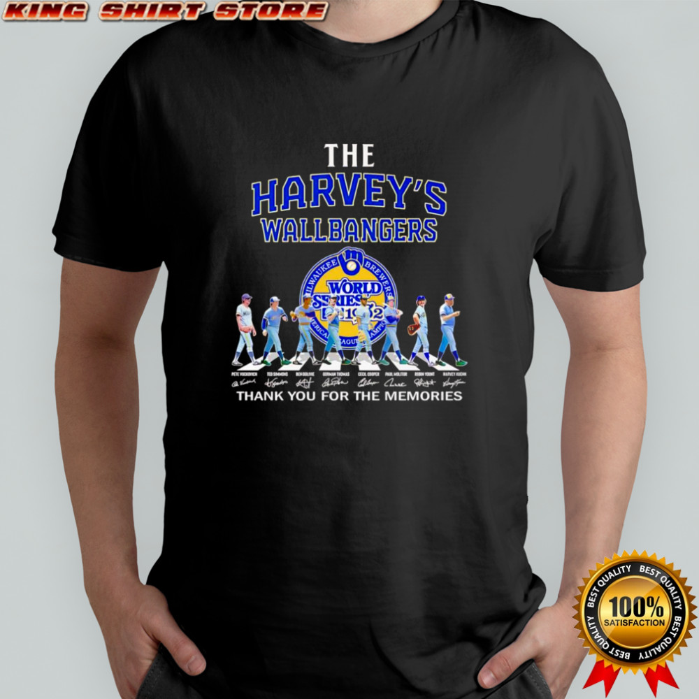 The Harvey’s Wallbangers Abbey Road thank you for the memories shirt