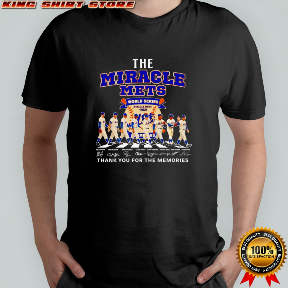 The Miracle Mets World Series thank you for the memories shirt
