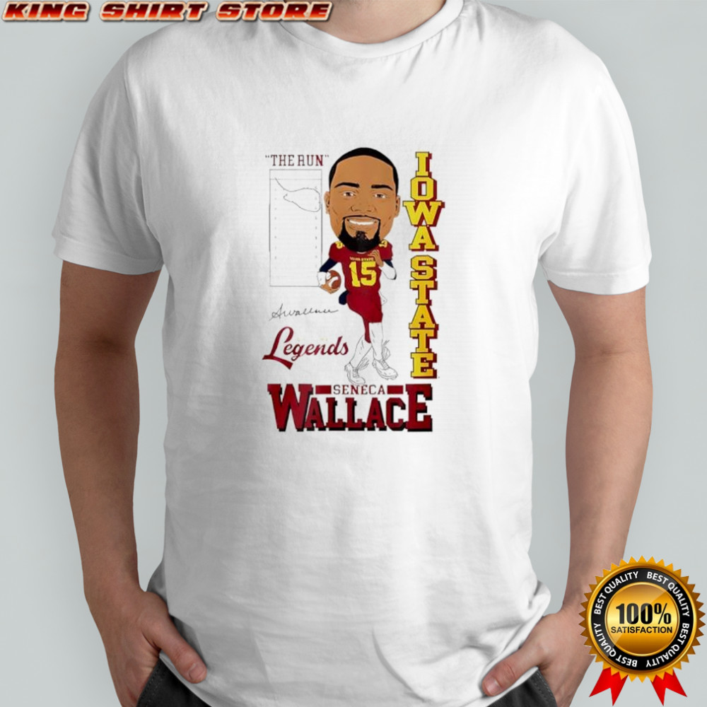 The Run Iowa State Cyclone Legends Seneca Wallace shirt