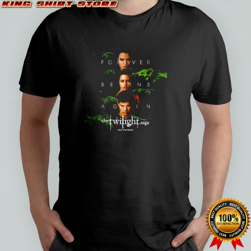 The Twilight Saga forever begins again movie shirt
