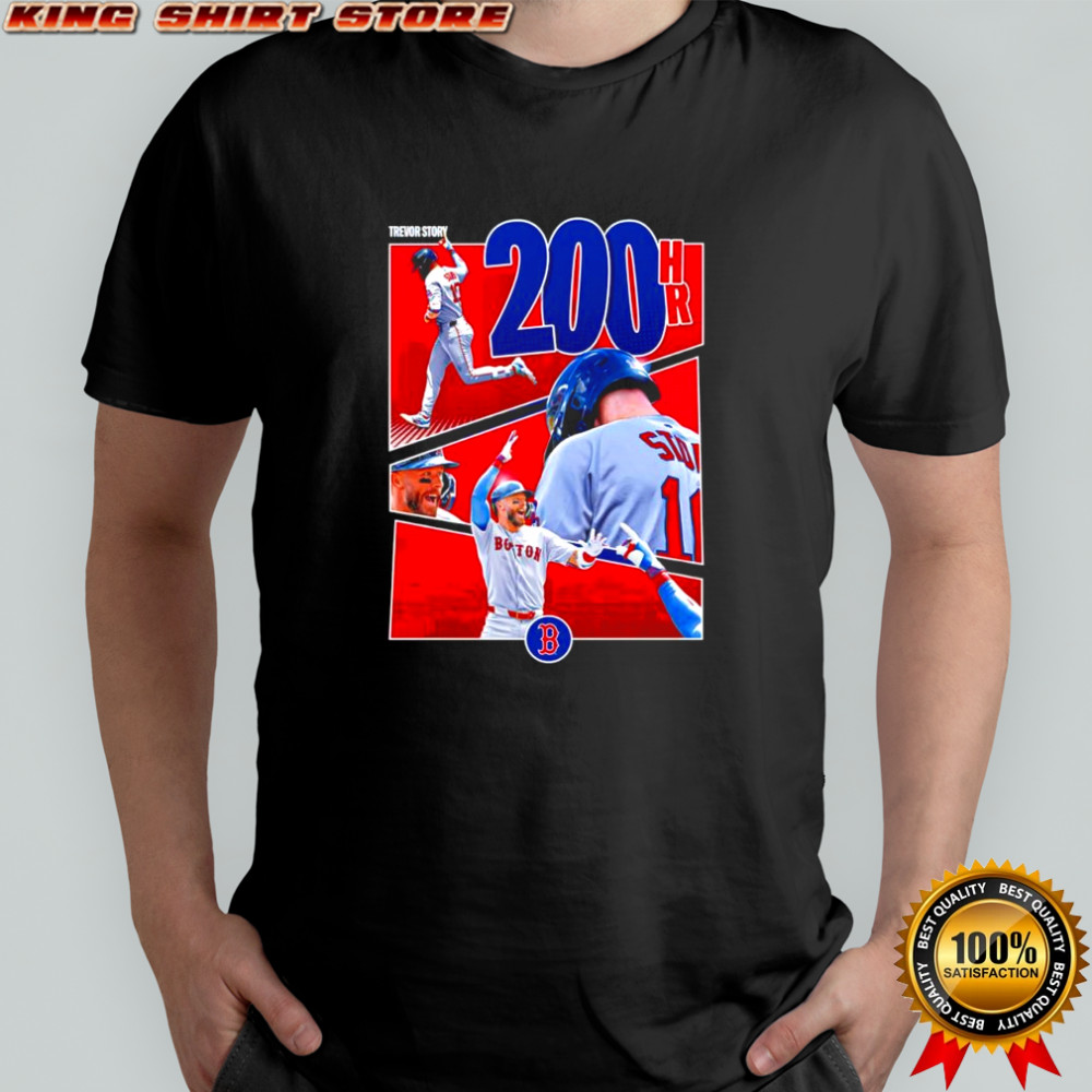 Trevor Story Boston Red Sox 200 HR shirt