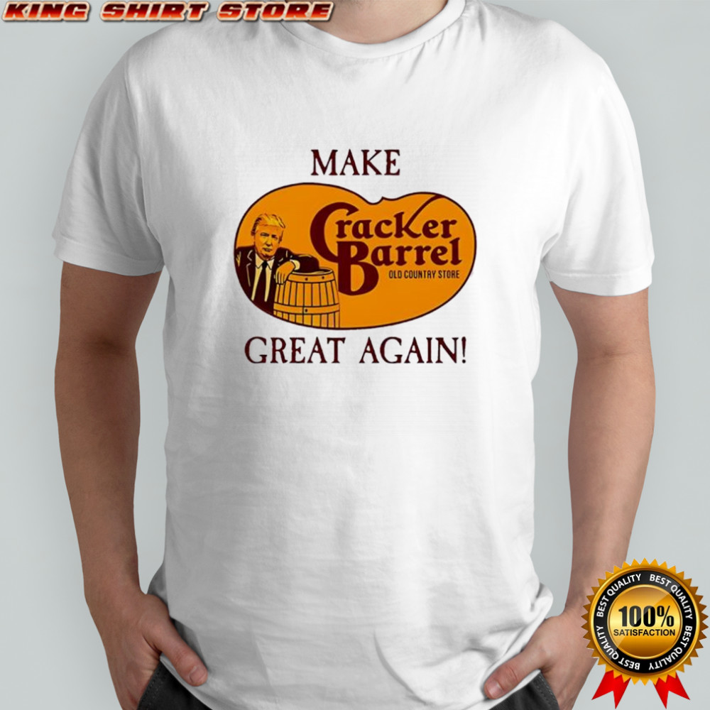 Trump Make Cracker Barrel Great Again logo shirt
