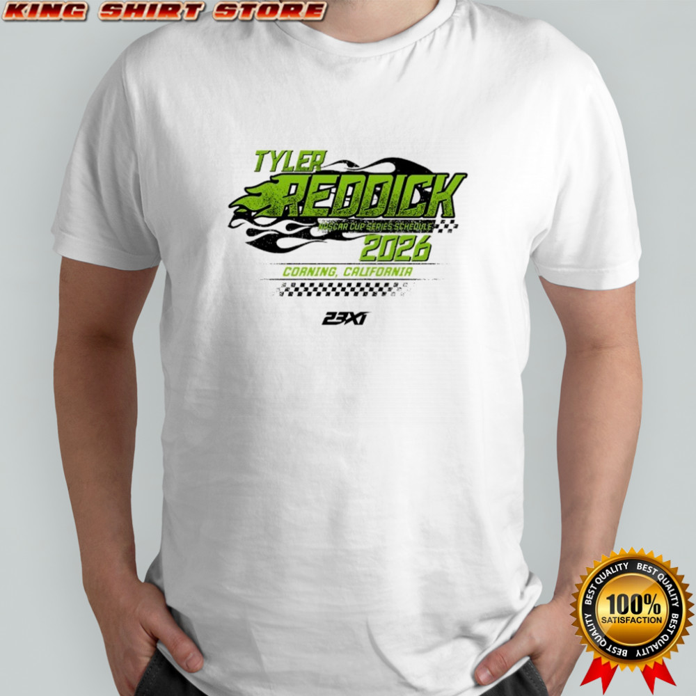 Tyler Reddick Checkered Flag NASCAR Cup Series Schedule 2026 shirt