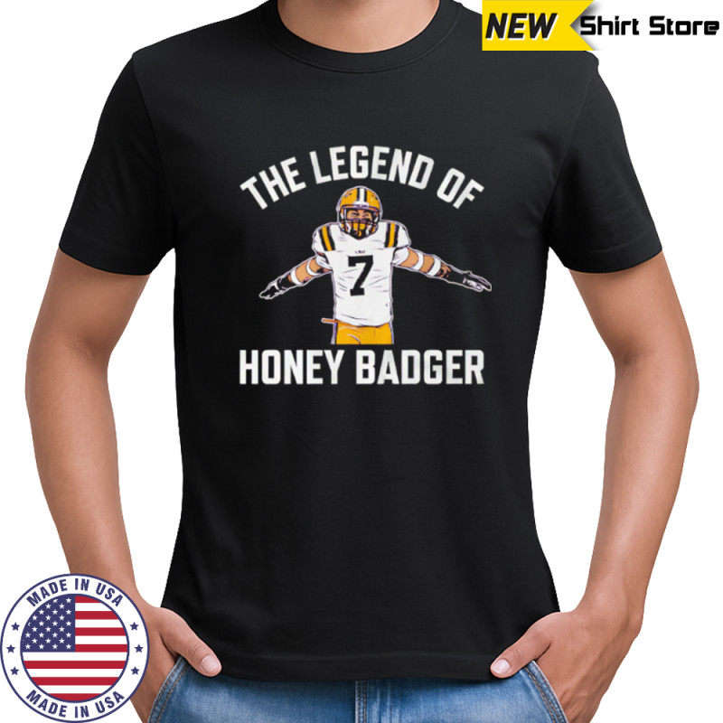 Tyrann Mathieu Legend of Honey Badger LSU Tigers NCAA shirt