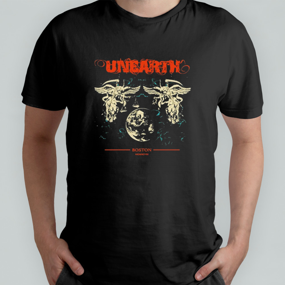 Unearth Boston Spring Tour 2025 Dates T-Shirt