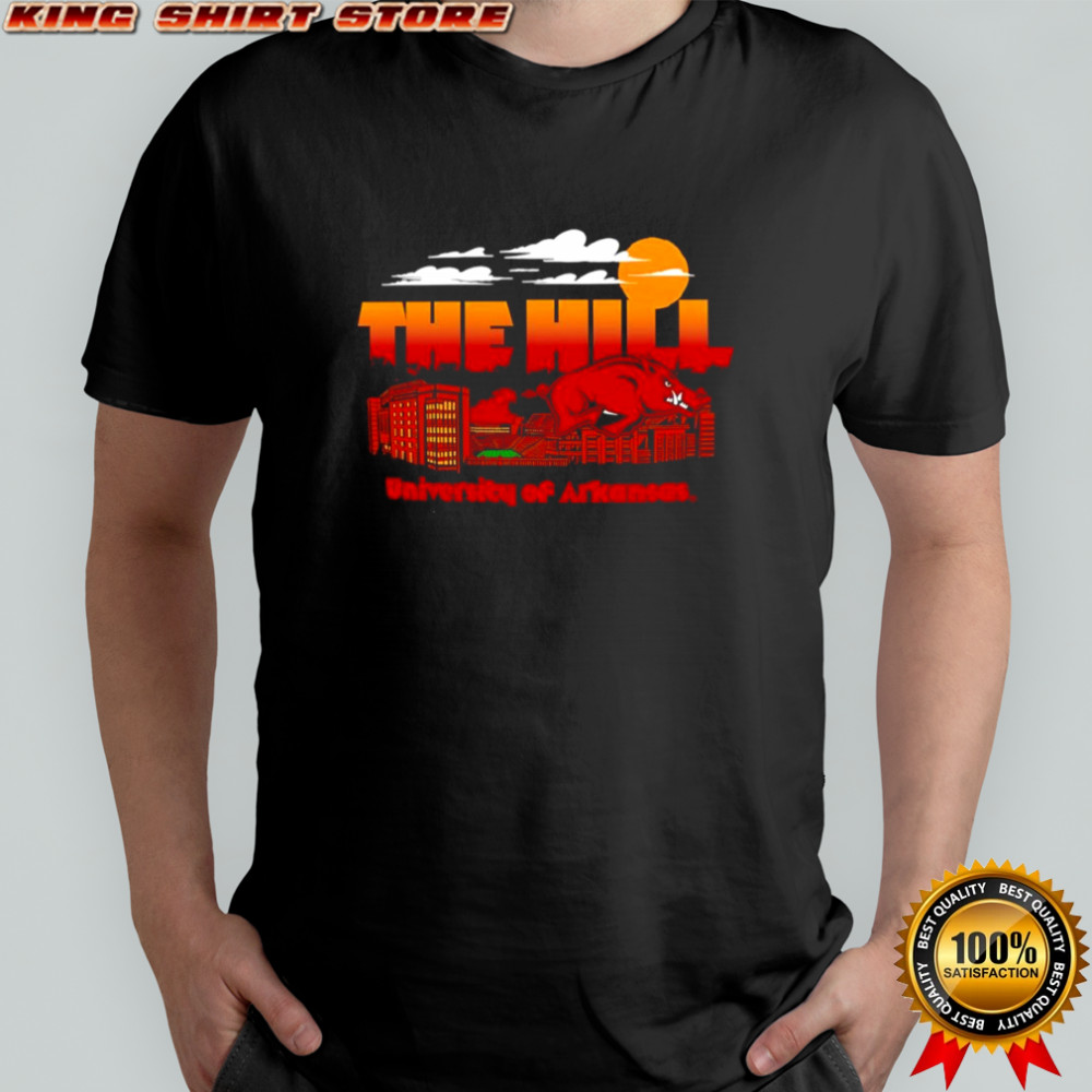 University of Arkansas Razorbacks the hill local graphic shirt