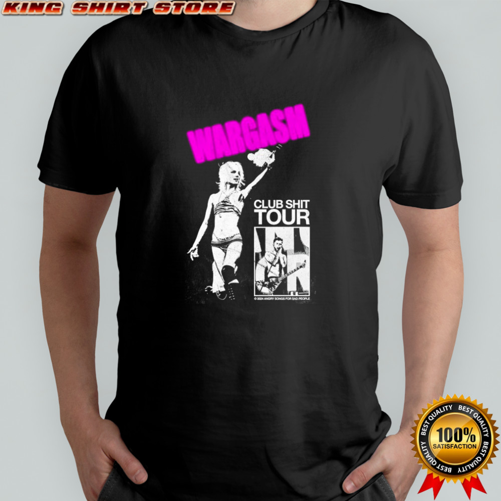 Wargasm The Club Shit Tour 2024 T-shirt