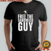 Washington DC Sandwich Thrower Banksy Inspired Free the sandwich guy anti-Trump shirt