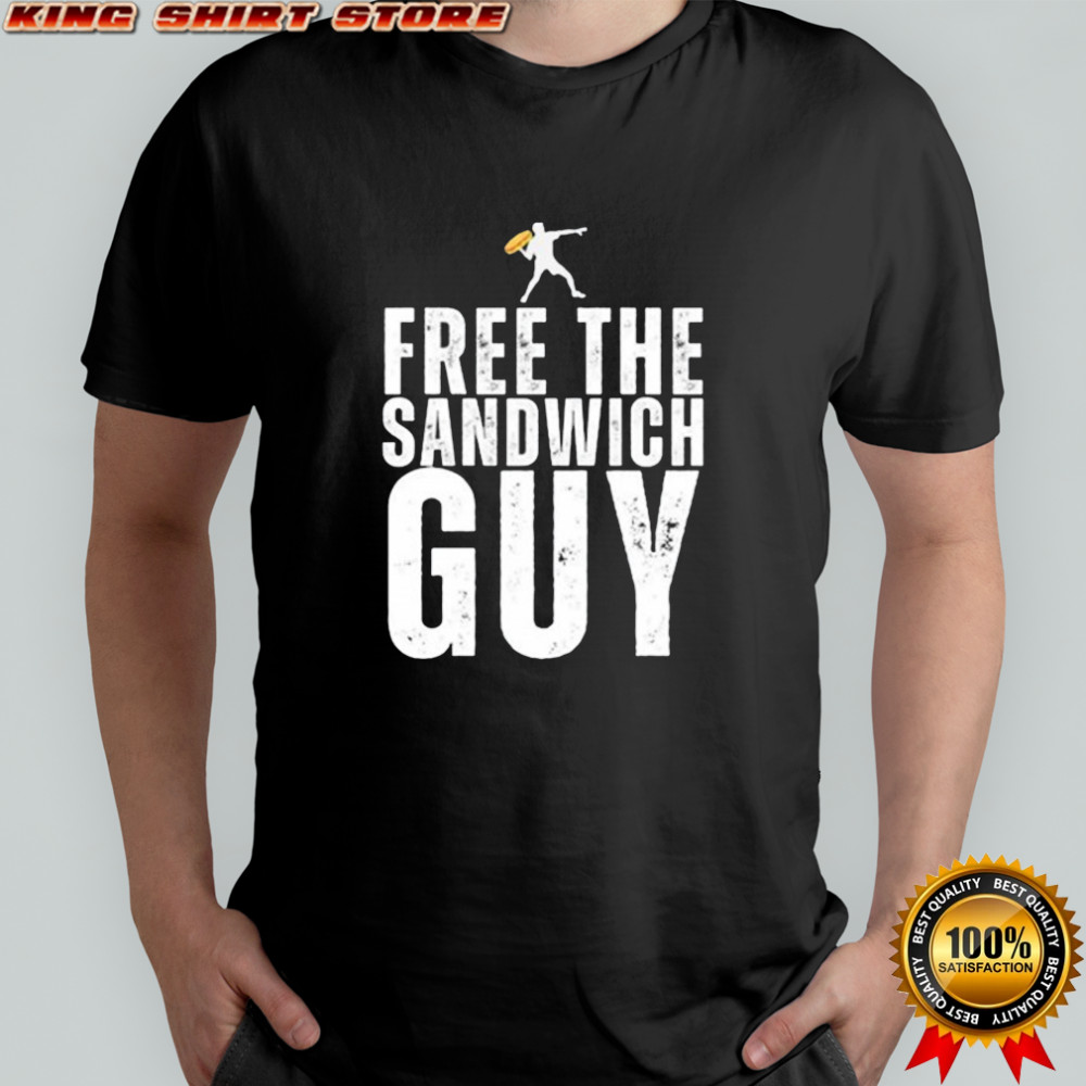 Washington DC Sandwich Thrower Banksy Inspired Free the sandwich guy anti-Trump shirt