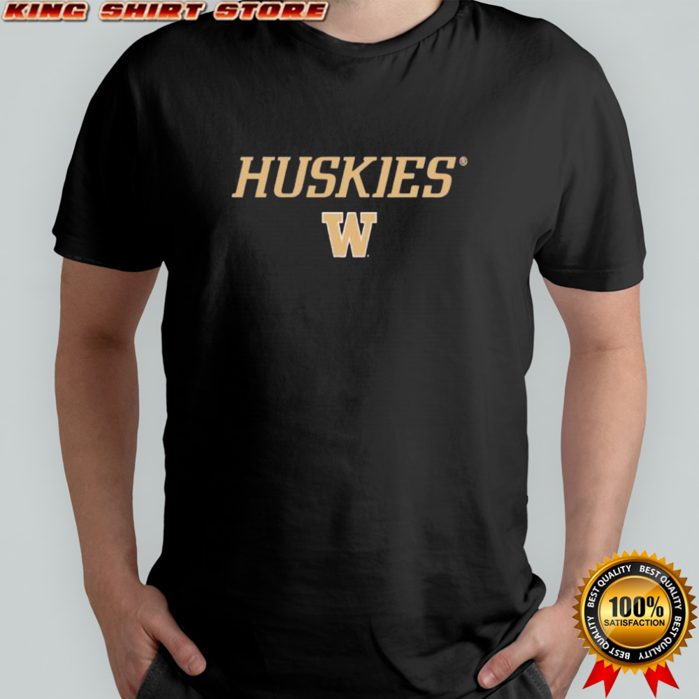 Washington Huskies Wordmark style letter shirt
