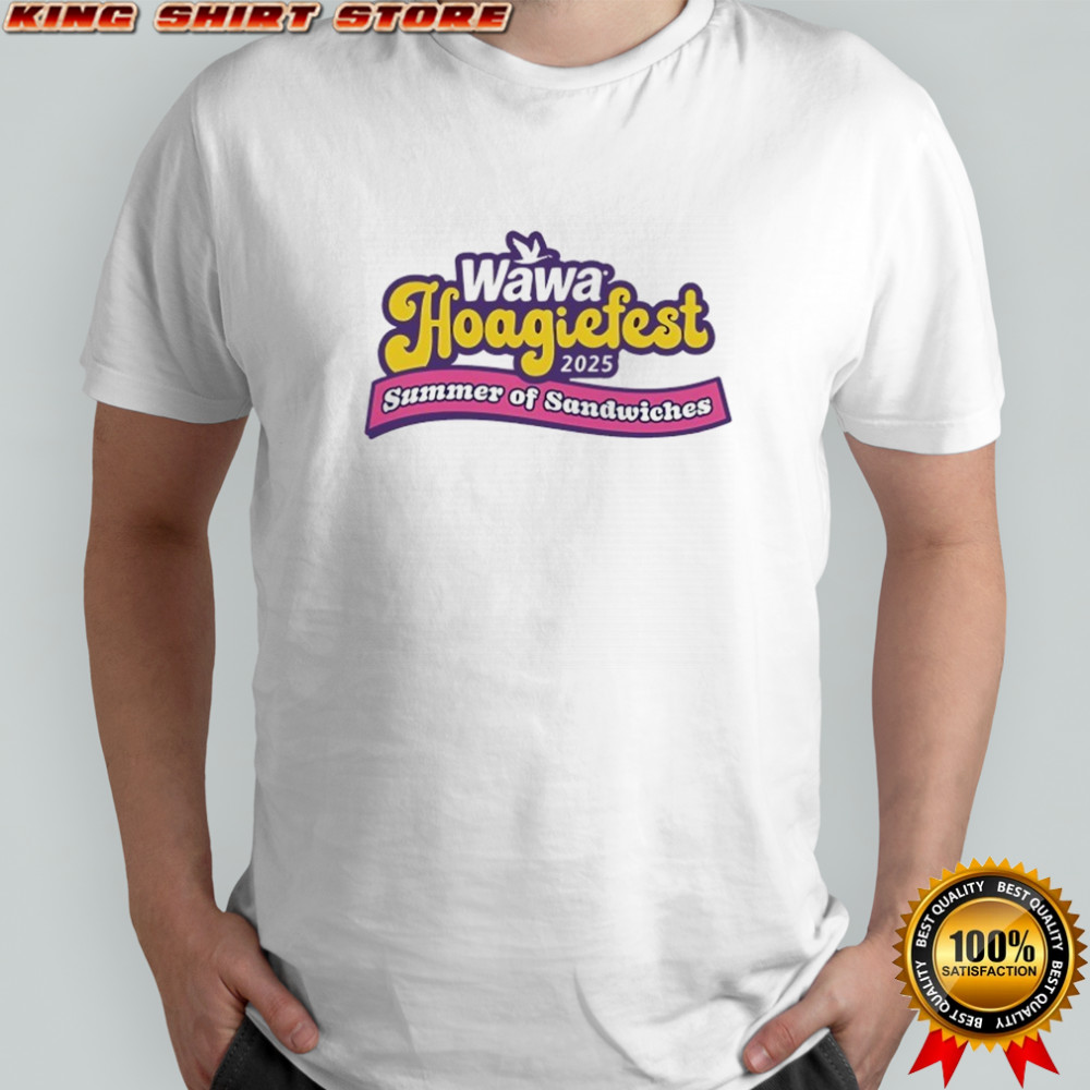 Wawa Hoagiefest 2025 Summer of Sandwiches shirt