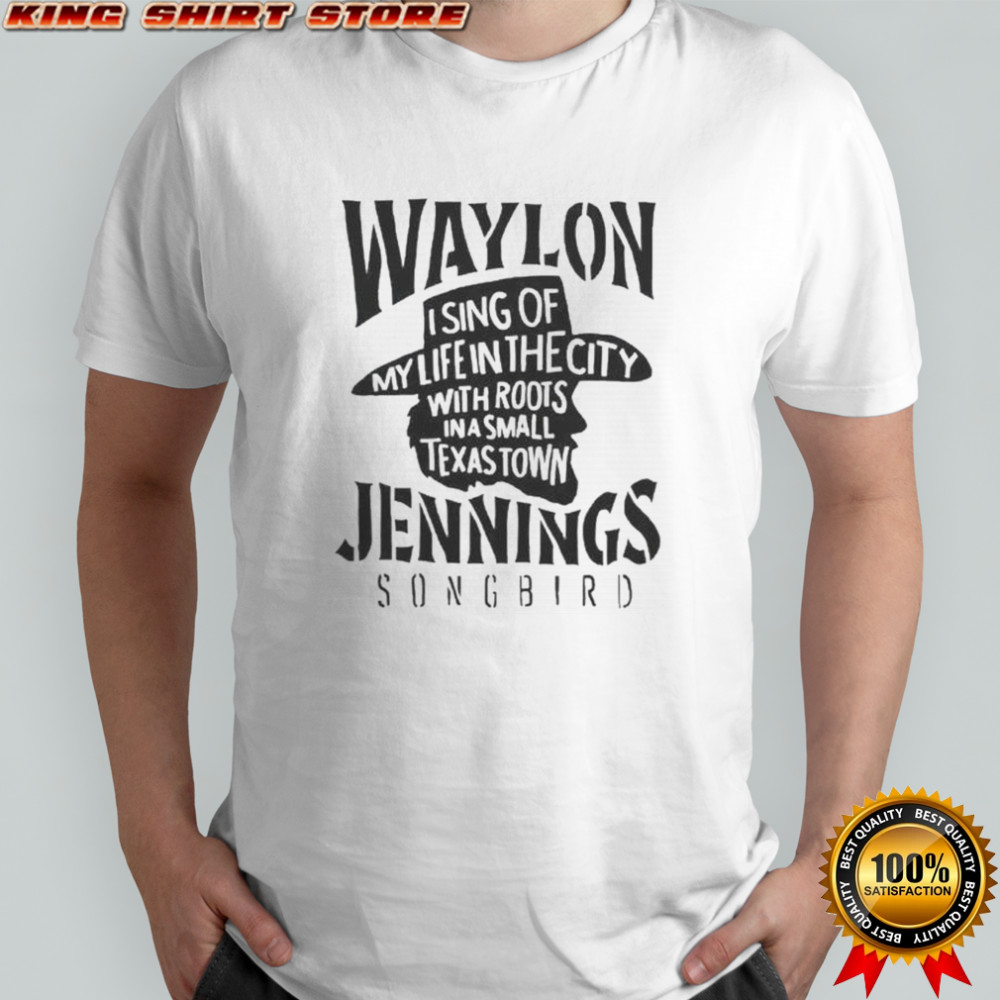 Waylon Jennings Songbird Cowboy T-Shirt