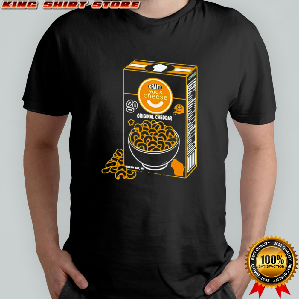 Yac and Cheese Tucker Kraft Cheeshead football shirt