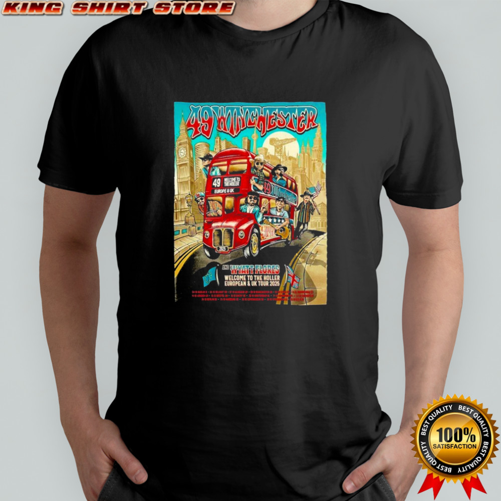 49 Winchester And Wyatt Flores Welcome To The Holler European And UK Tour 2025 T-shirt