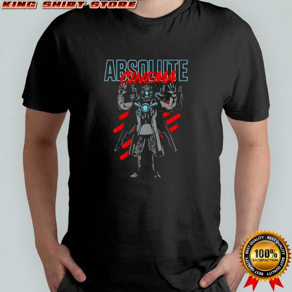 Absolute Cinema Cyberpunk Movie graphic shirt