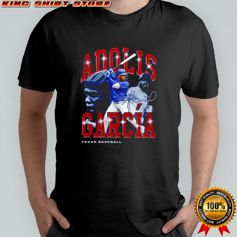Adolis Garcia Texas Baseball Retro Flair Signature Shirt