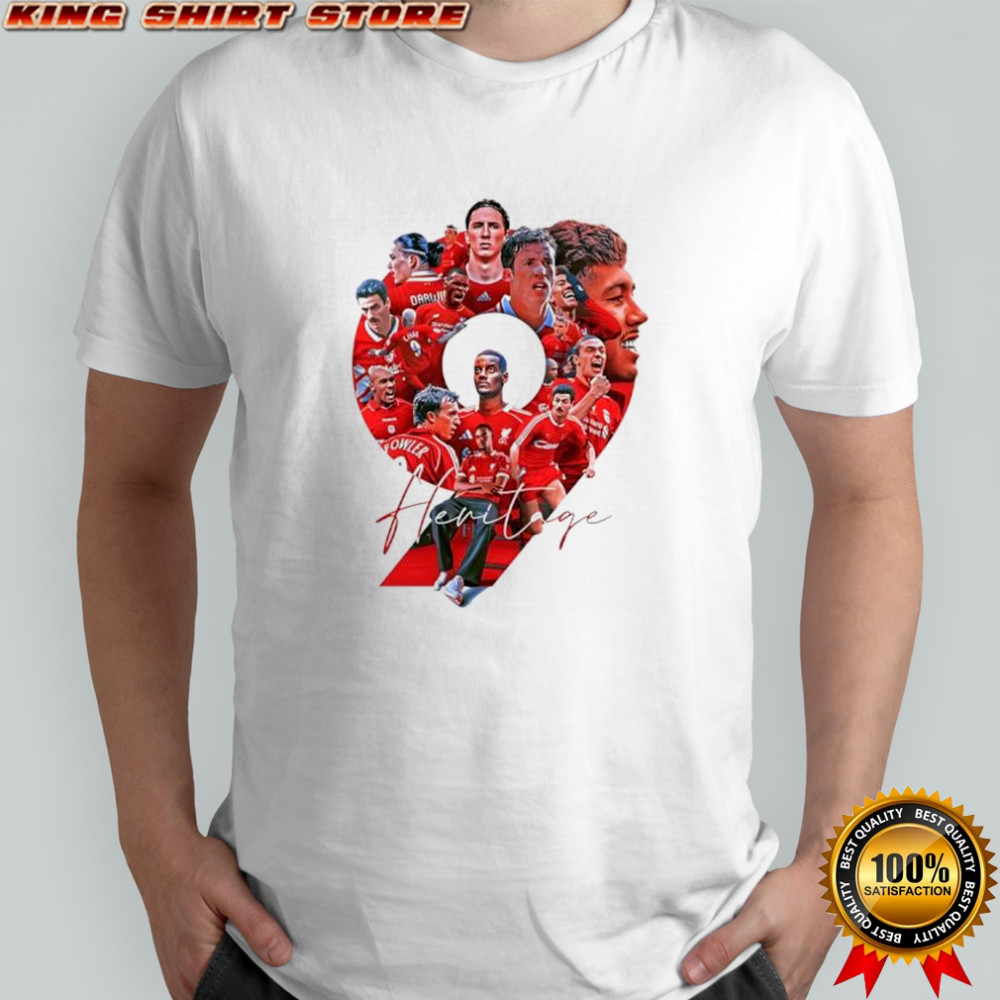 Alexander Isak Heritage No 9 Liverpool signature shirt
