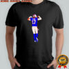 Allen 17 Buffalo Bills football player back view illustration shirt