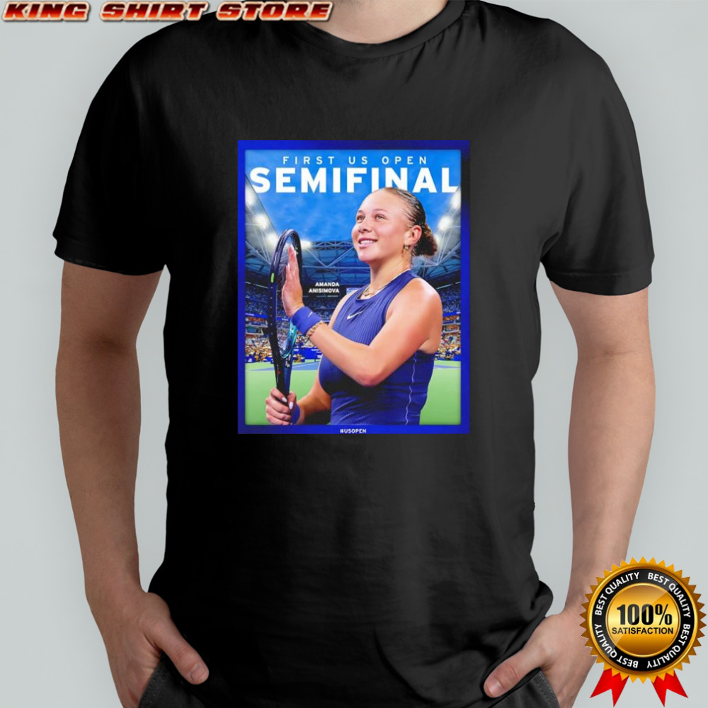 Amanda Anisimova US Open tennis welcome to the semifinal shirt