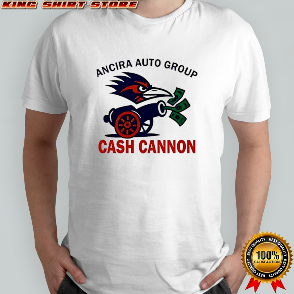 Ancira auto group cash cannon UTSA Roadrunners football shirt