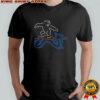 Athlete Logos Neon Surfing Polar Bear shirt