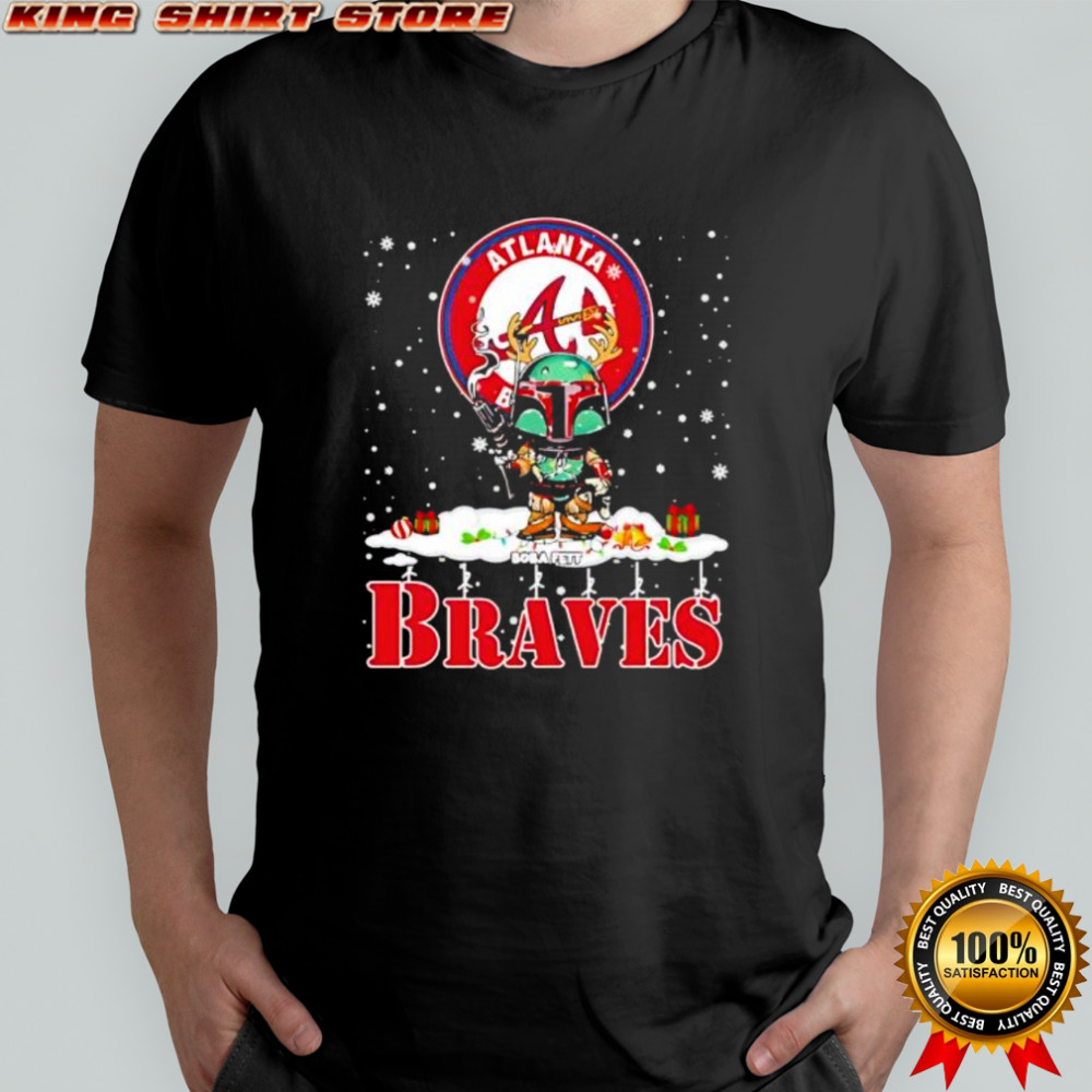 Atlanta Braves Boba Fett Star Wars Christmas shirt