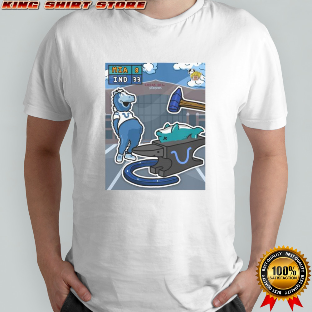 Awesome Indianapolis Colts Demolish The Miami Dolphins T-Shirt Awesome Indianapolis Colts Demolish The Miami Dolphins T-Shirt