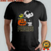Awesome Snoopy San Diego Padres MLB Pumpkin Halloween Peanuts Cartoon 2025 T-Shirt
