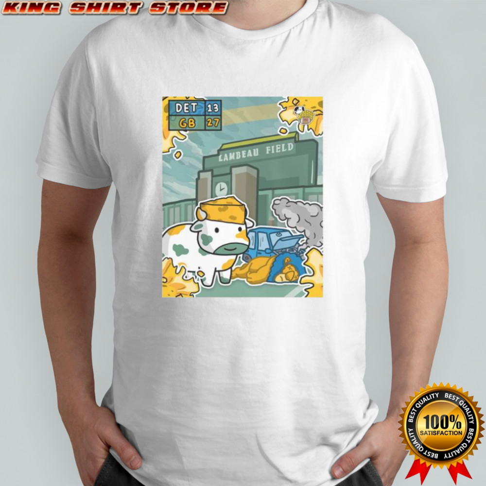 Awesome The Green Bay Packers Take Out The Motor City Kitties Detroit Lions T-Shirt Awesome The Green Bay Packers Take Out The Motor City Kitties Detroit Lions T-Shirt