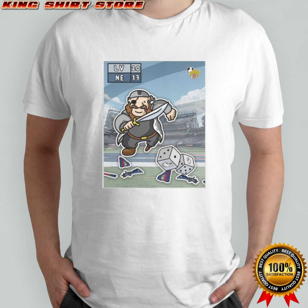 Awesome The Las Vegas Raiders Dealt New England A Losing Hand T-Shirt
