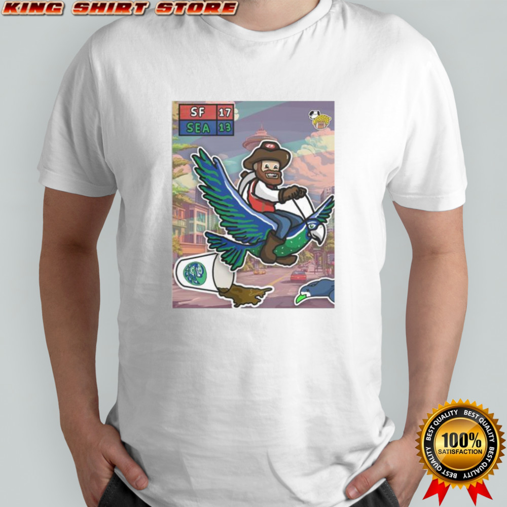 Awesome The San Francisco 49ers Fly Home With A Win Beat Seattle Seahawks T-Shirt