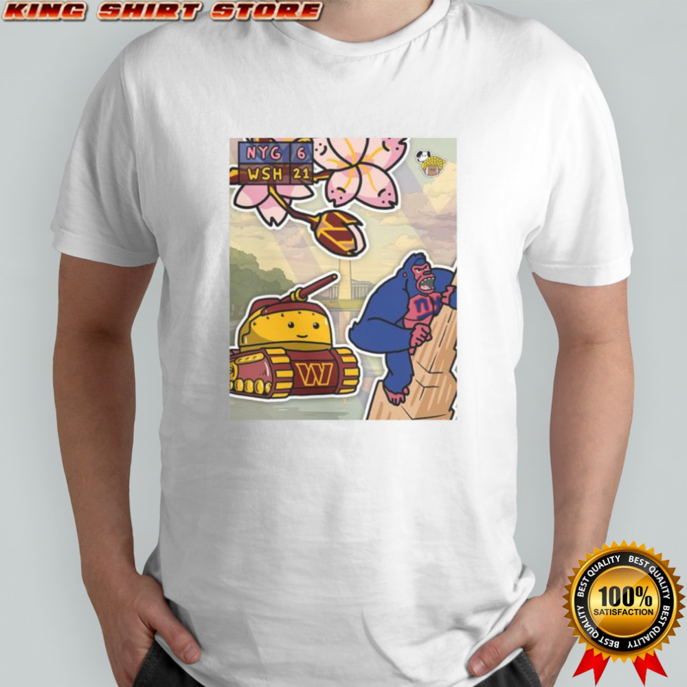 Awesome The Washing Commanders Take Control Of The New York Giants T-Shirt